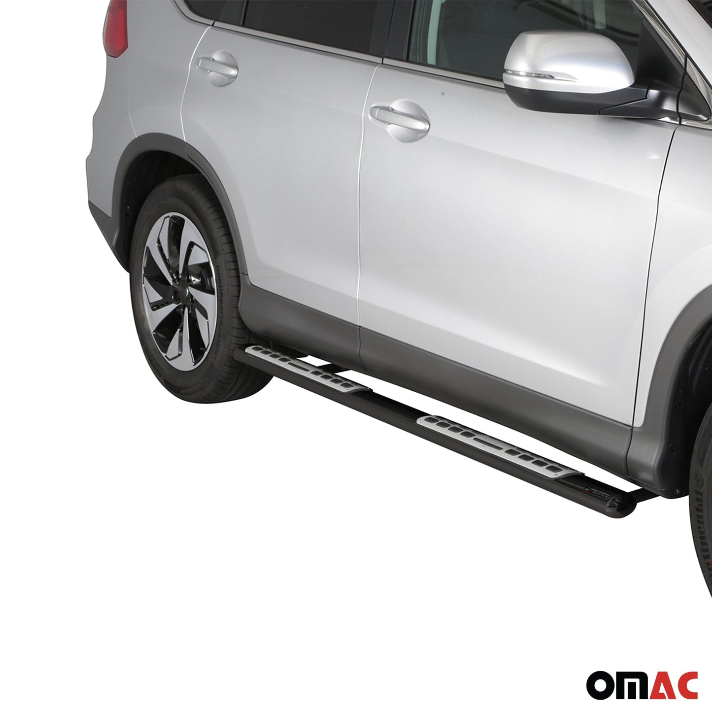 Edelstahl Seitenschweller Schwellerrohre für Honda CR-V 2016-2018 Schwarz