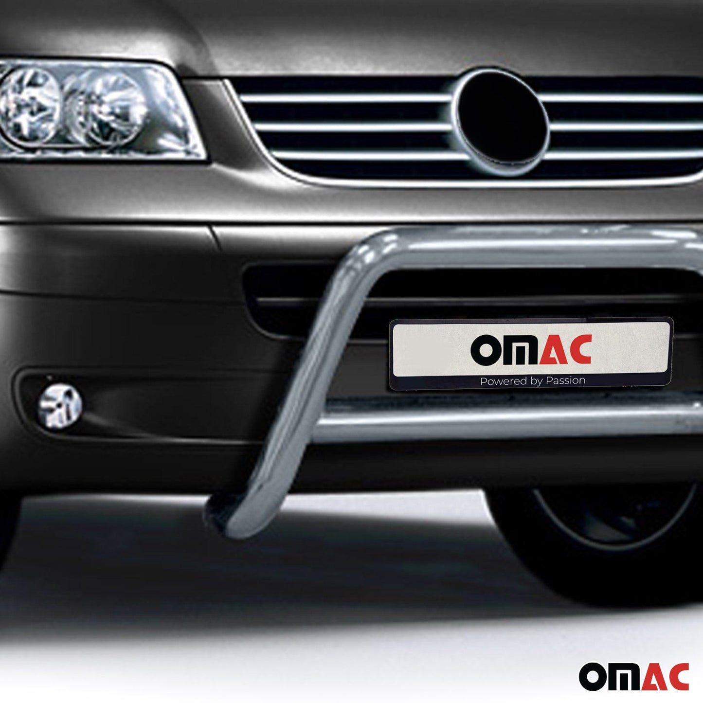 Bară de protecție/buton față pentru VW Transporter T5 2003-2015 cu ABE (omologare germană) Oțel Argintiu