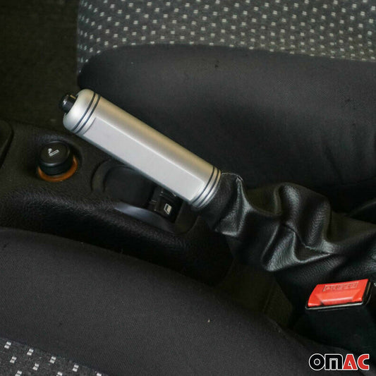 Manetă frână de mână pentru Peugeot 206 1998-2012 aluminiu mat
