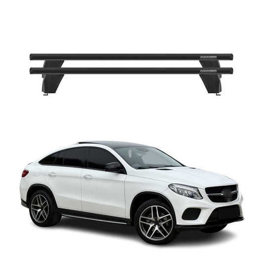 Menabo Dachträger Grundtäger für Mercedes GLE C292 2015-2019 75kg Alu Schwarz 2x