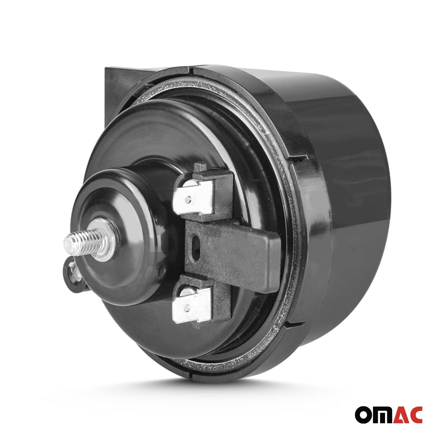 12V 108dB Czarny klakson pneumatyczny Snail ostrzegawczy do pojazdów samochodowych i ciężarowych