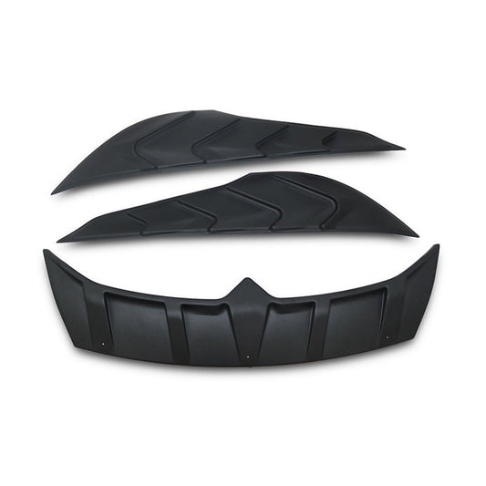 Eleron spate, aripă spate, bordură spate pentru Mitsubishi L200 2019-2025, ABS negru, set 3 piese