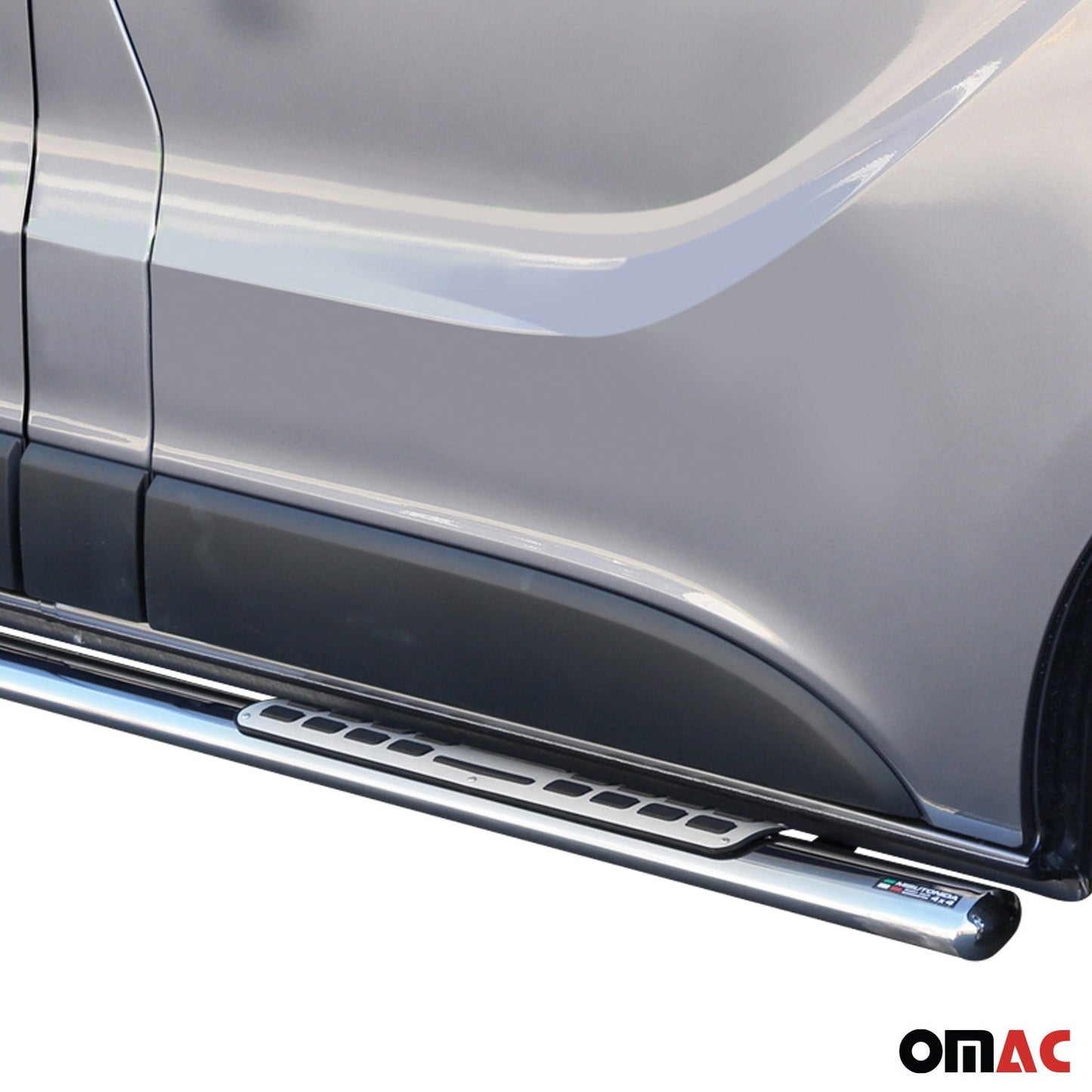 Stahl Seitenschweller Schwellerrohre für Renault Trafic 2014-2019 L1 Kurzer Grau