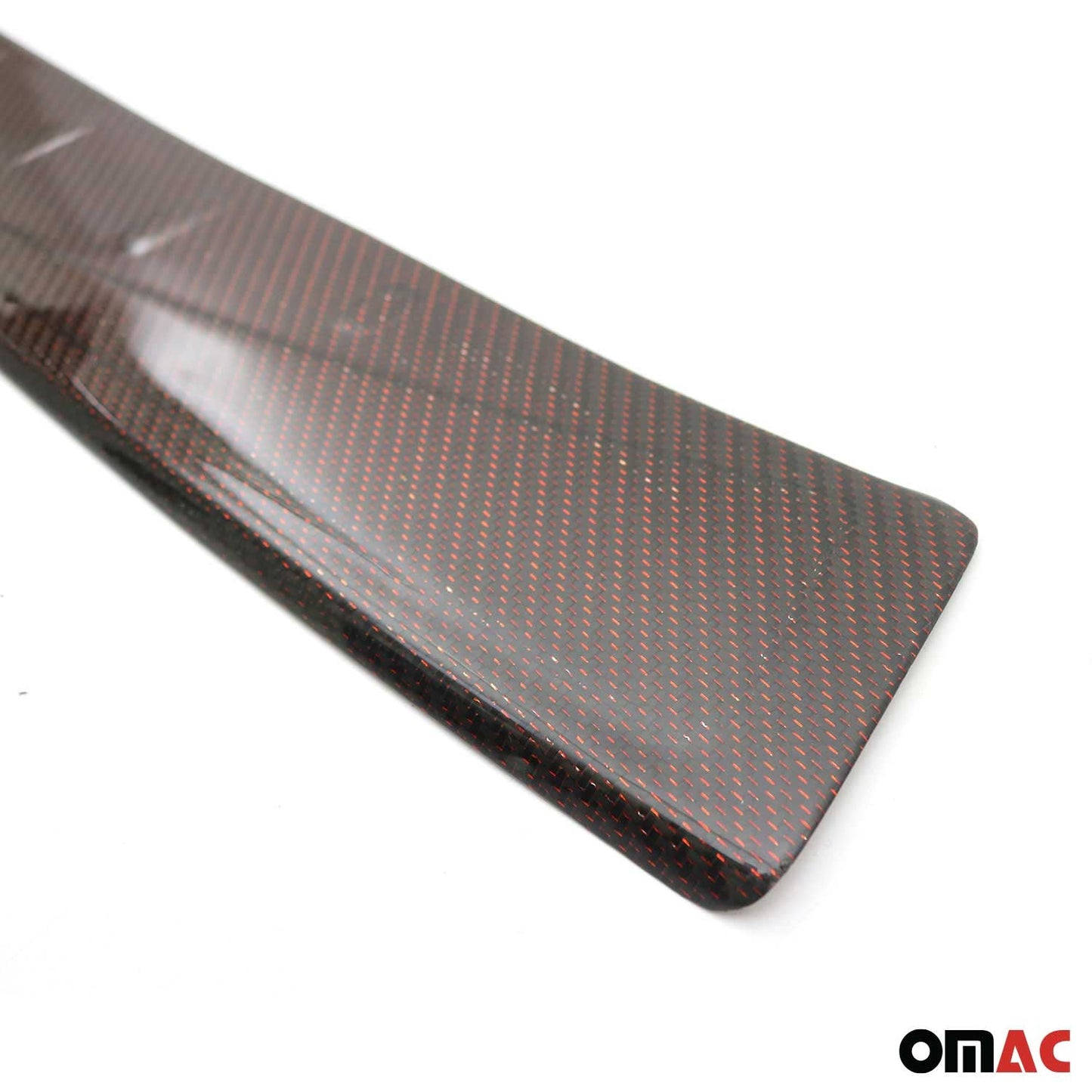 Protecție prag bara de protecție pentru VW T6 T6.1 2015-2024 folie din fibră de carbon cu o singură ușă, roșie