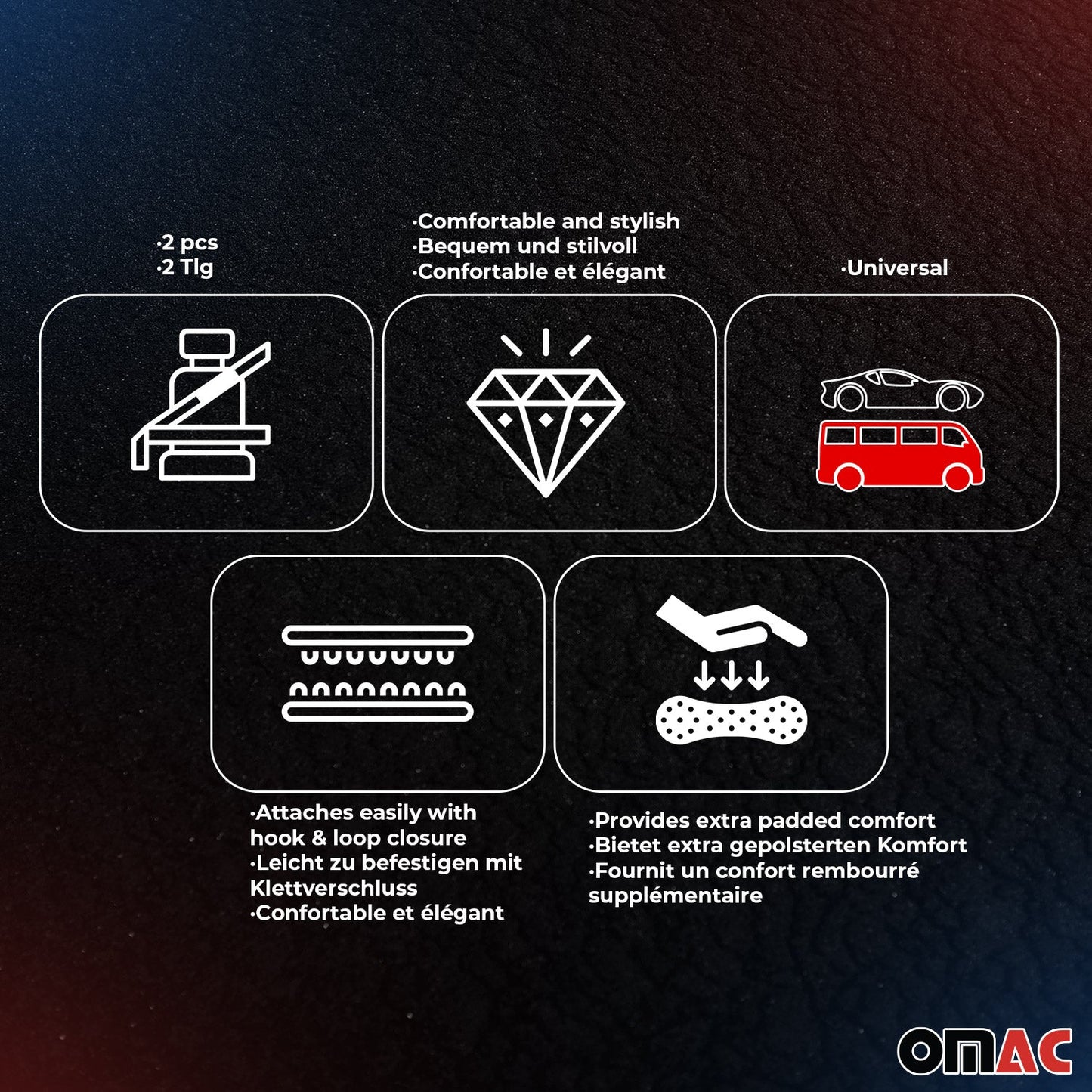 SPARCO Gurtschoner Gurtpolster Sicherheitsgurt Auto Gurtschutz Grau 2x
