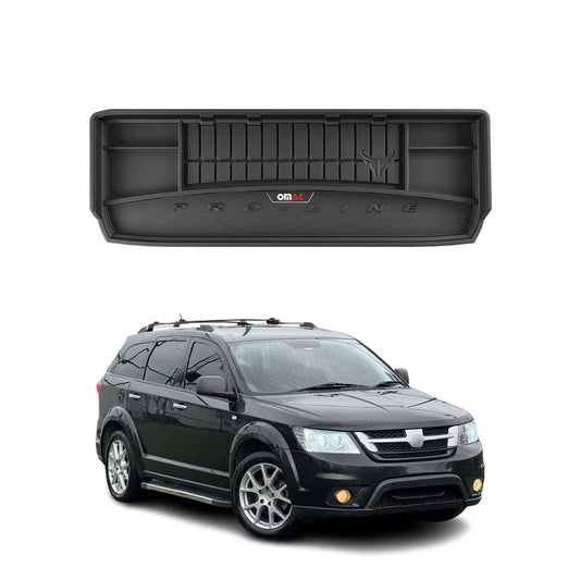 OMAC Gummi Kofferraumwanne für Fiat Freemont 2011-2015 7-Sitz TPE Laderaumwanne