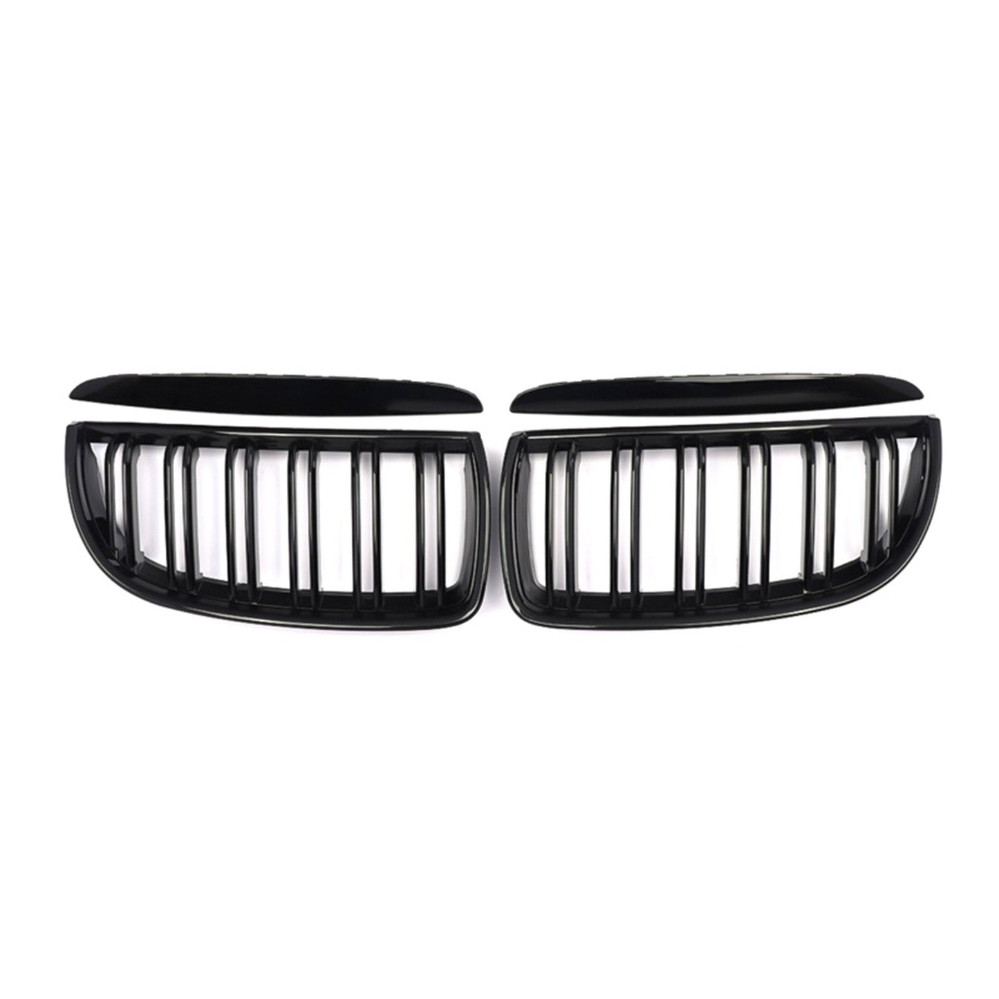 Nieren Grill Kühlergrill für BMW 3er E90 Limo 2004-2008 M3 Schwarz Glanz