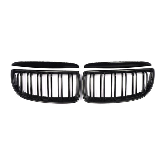 Nieren Grill Kühlergrill für BMW 3er E90 Limo 2004-2008 M3 Schwarz Glanz