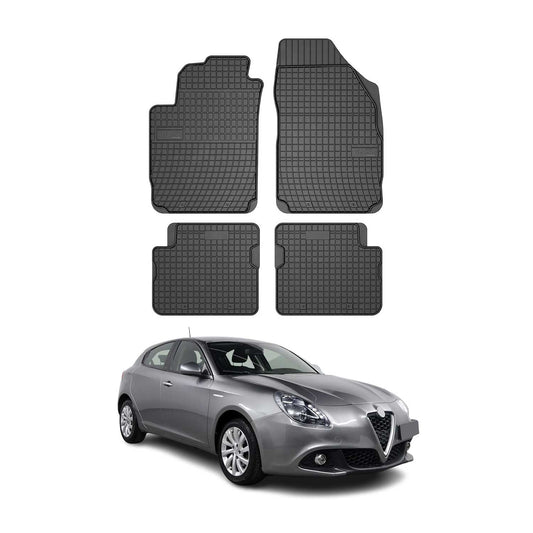 2010-2020 Alfa Romeo Giulietta Fußmatten TPE Schwarz 4 tlg