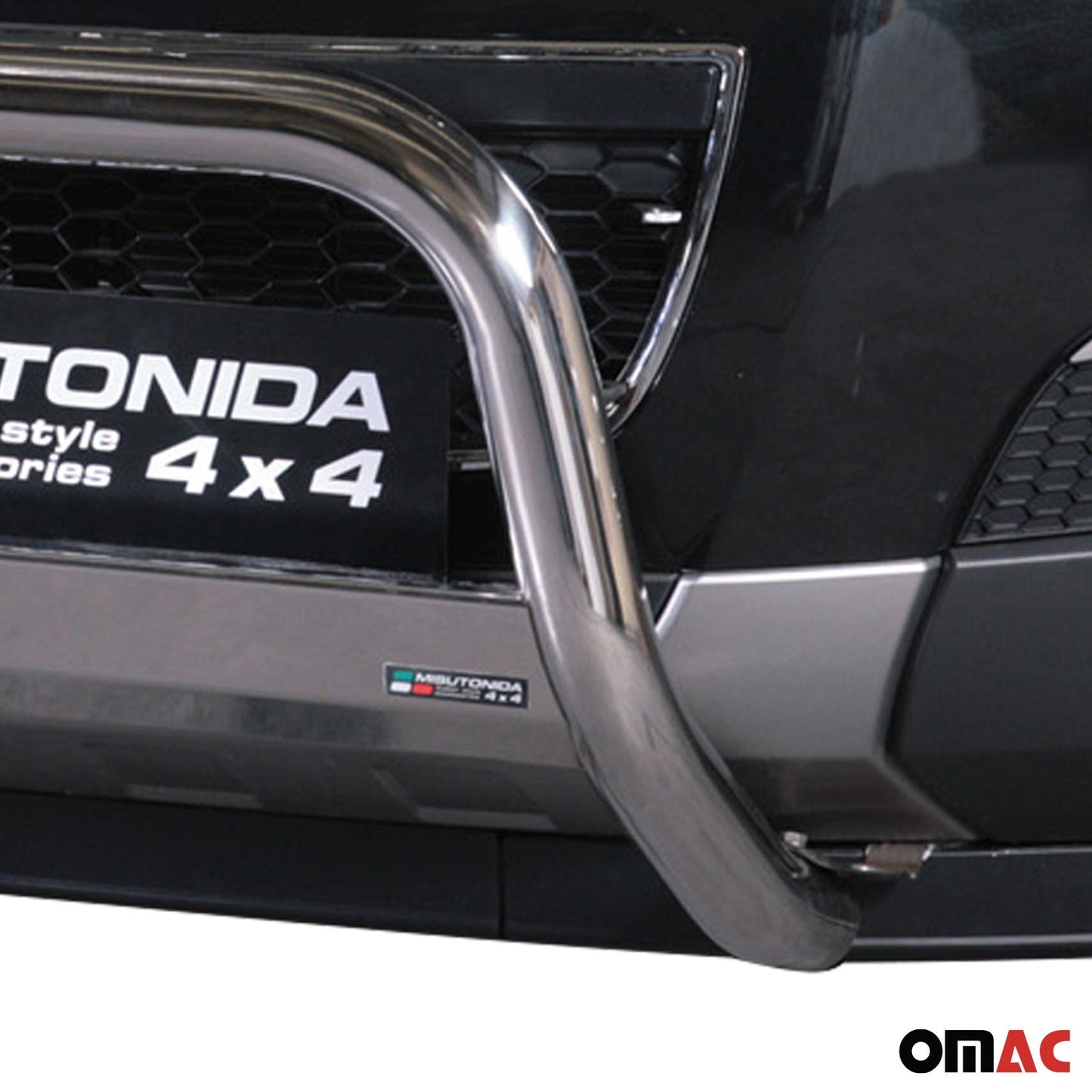 Bară de protecție/buton față pentru Chevrolet Captiva 2011-2016, ø63mm, oțel, argintiu