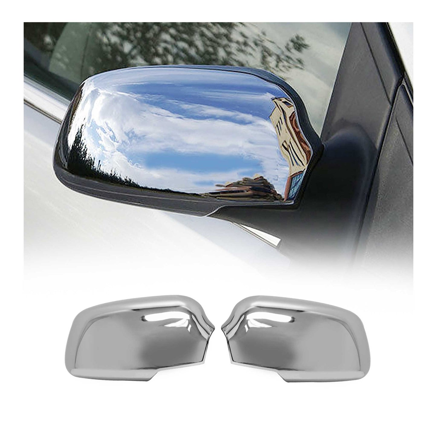 Spiegelkappen Spiegelblenden für Ford Mondeo 3 2007-2010 Chrom ABS 2tlg