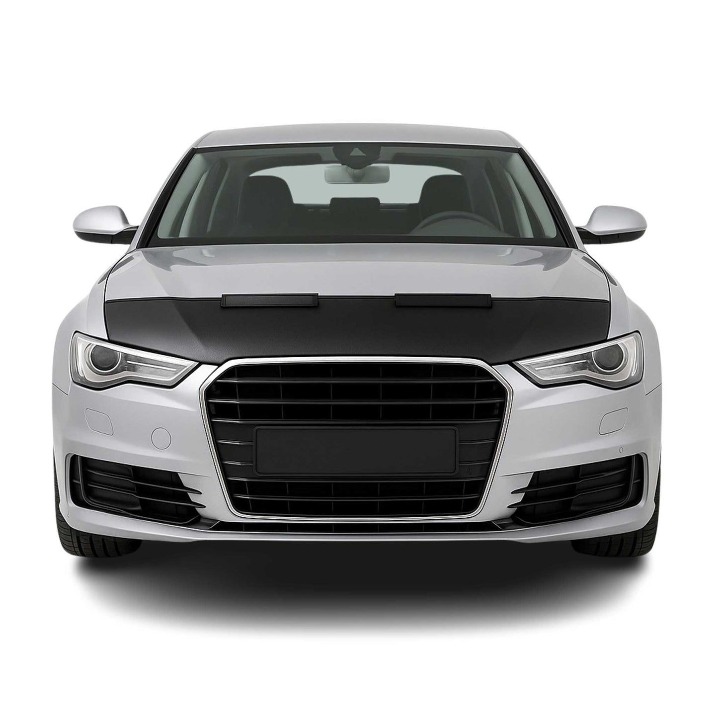 Protecție capotă anti-ciobire pentru Audi A6 C7 2011-2018, jumătate neagră