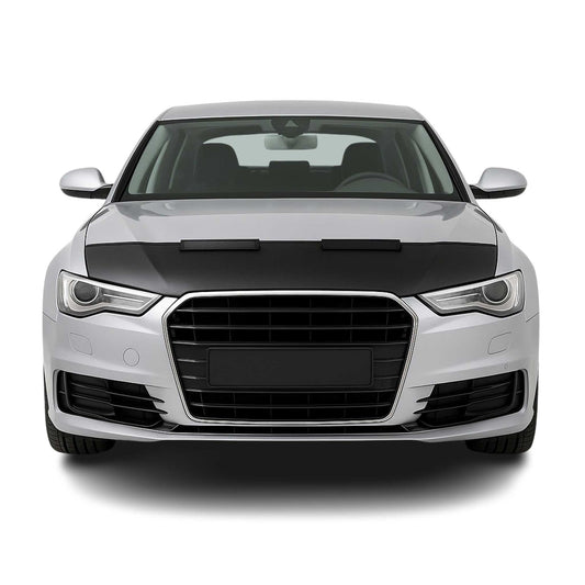 Protecție capotă anti-ciobire pentru Audi A6 C7 2011-2018, jumătate neagră