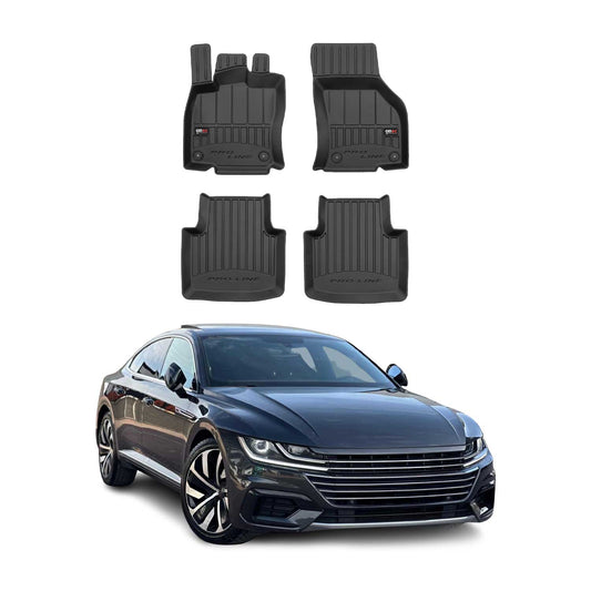 Covorașe auto VW Arteon 2017-2024, TPE, negre, 4 buc.