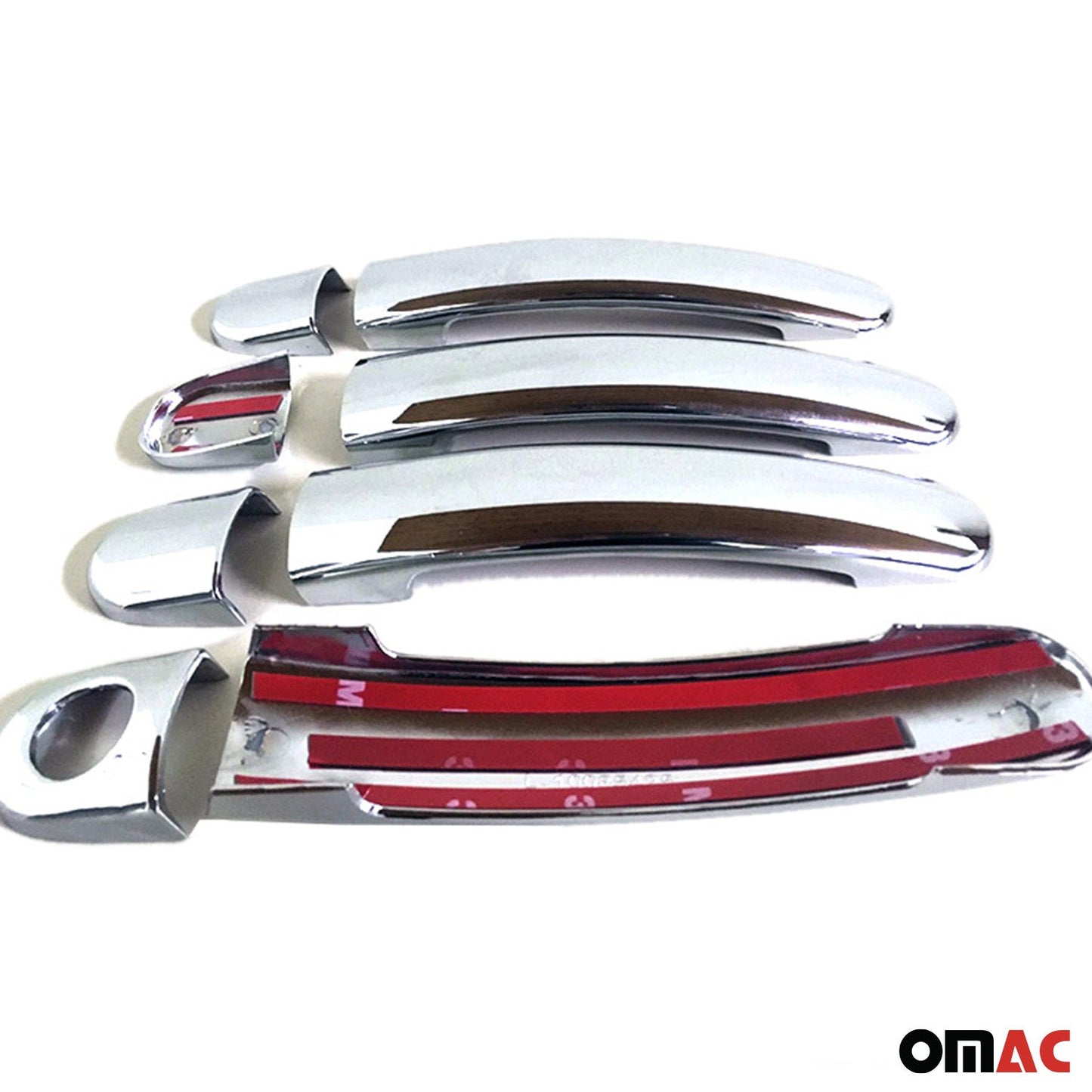 Türgriff Blende Türgriffkappen für VW Tiguan 2007-2016 Chrom ABS Silber 8x