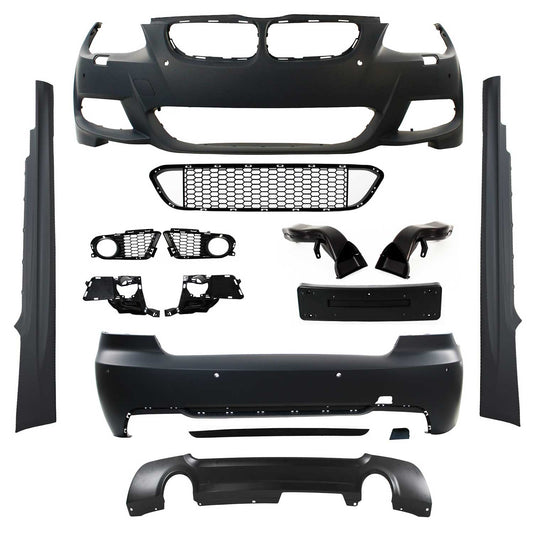 JOM Stoßstangen Kit & Seitenschweller für BMW E92/ E93 LCI 2010-2013 Schwarz