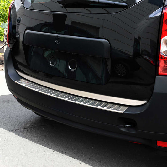 Ladekantenschutz Stoßstangenschutz für Dacia Duster 2010-2017 Edelstahl Silber