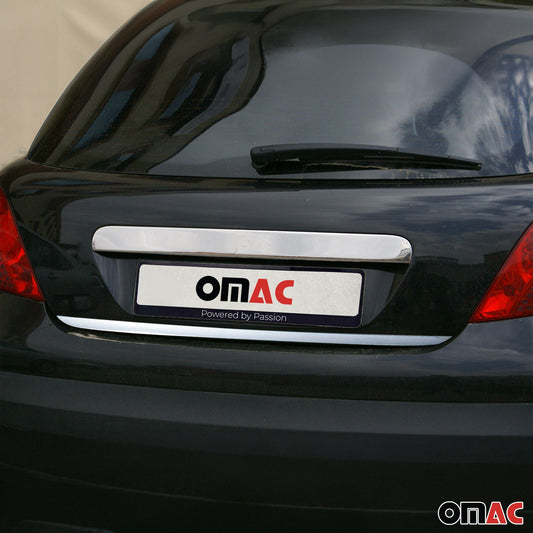 Kofferraumleiste Heckleiste für Peugeot 308 2007-2015 Untere Chrom Edelstahl