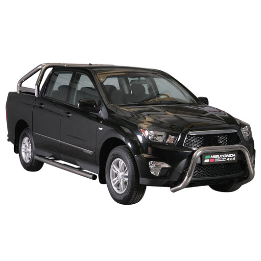 Frontbügel Frontschutzbügel für Ssangyong Actyon Sports 2012-2018 ø76 Stahl Grau