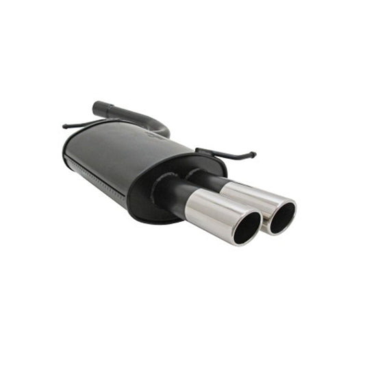 Novus Sportauspuff für Audi A4 B6 / 8E 2x76mm SR-Design Endschalldämpfer mit ABE