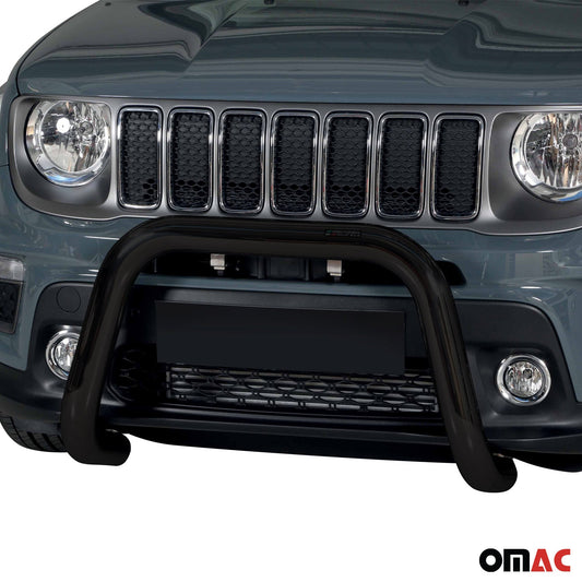 Bară de protecție/buton față pentru Jeep Renegade 2018-2022, ø76mm, oțel, negru