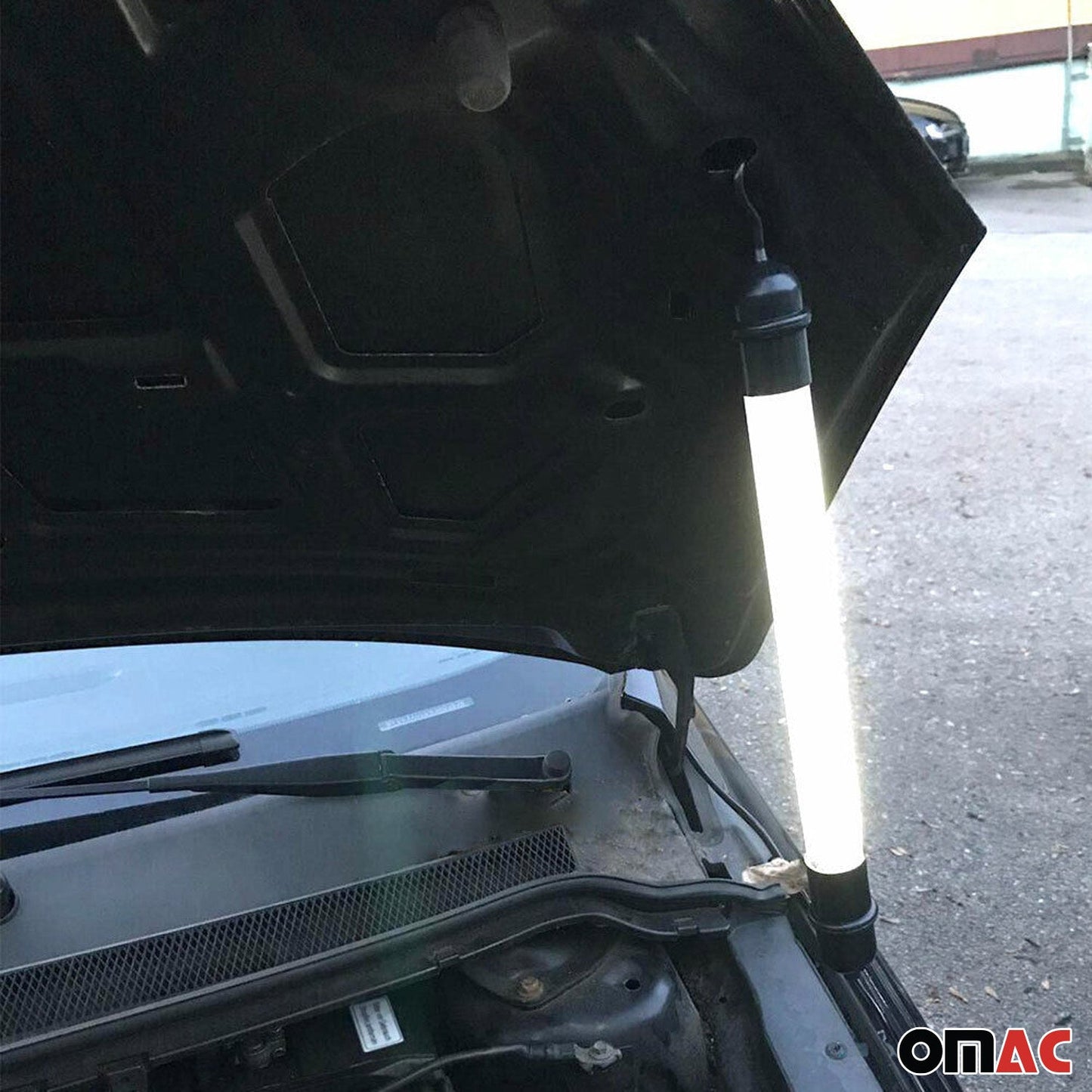 Werkstattlampe Motorhauben Handlampe Arbeitsleuchte KFZ Stablampe 8W 12V 4M