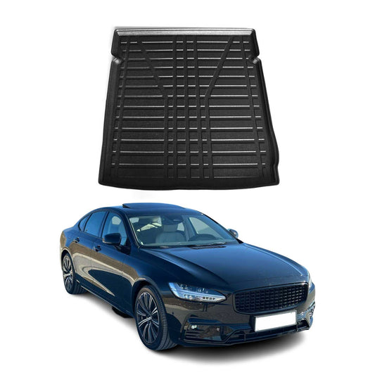Protecție portbagaj/căptușeală pentru bagaje Volvo S90 2016-2021, cauciuc TPE, negru