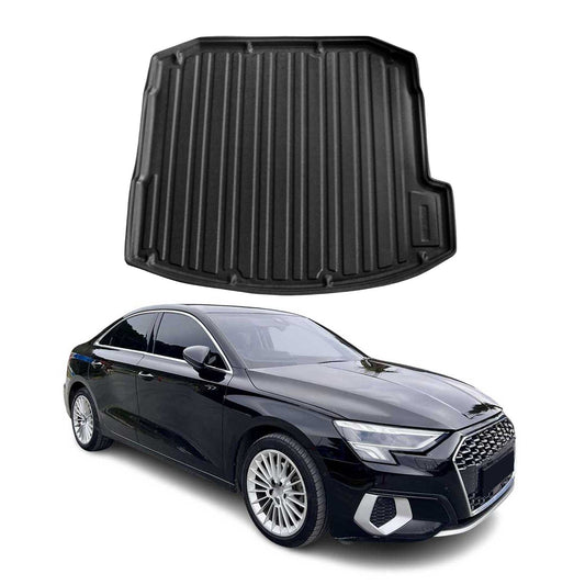 Kofferraumwanne Laderaumwanne für Audi A3 8Y 2020-2025 Stufenheck Gummi TPE
