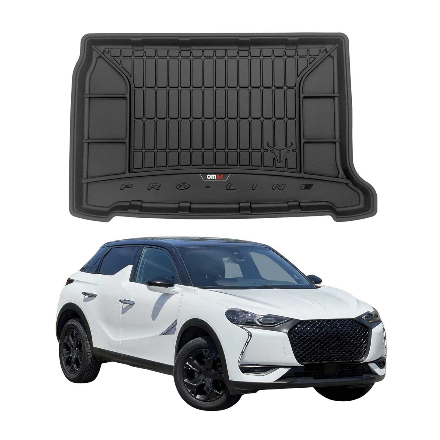OMAC Gummi Kofferraumwanne für DS DS3 Crossback 2018-2025 TPE Laderaumwanne