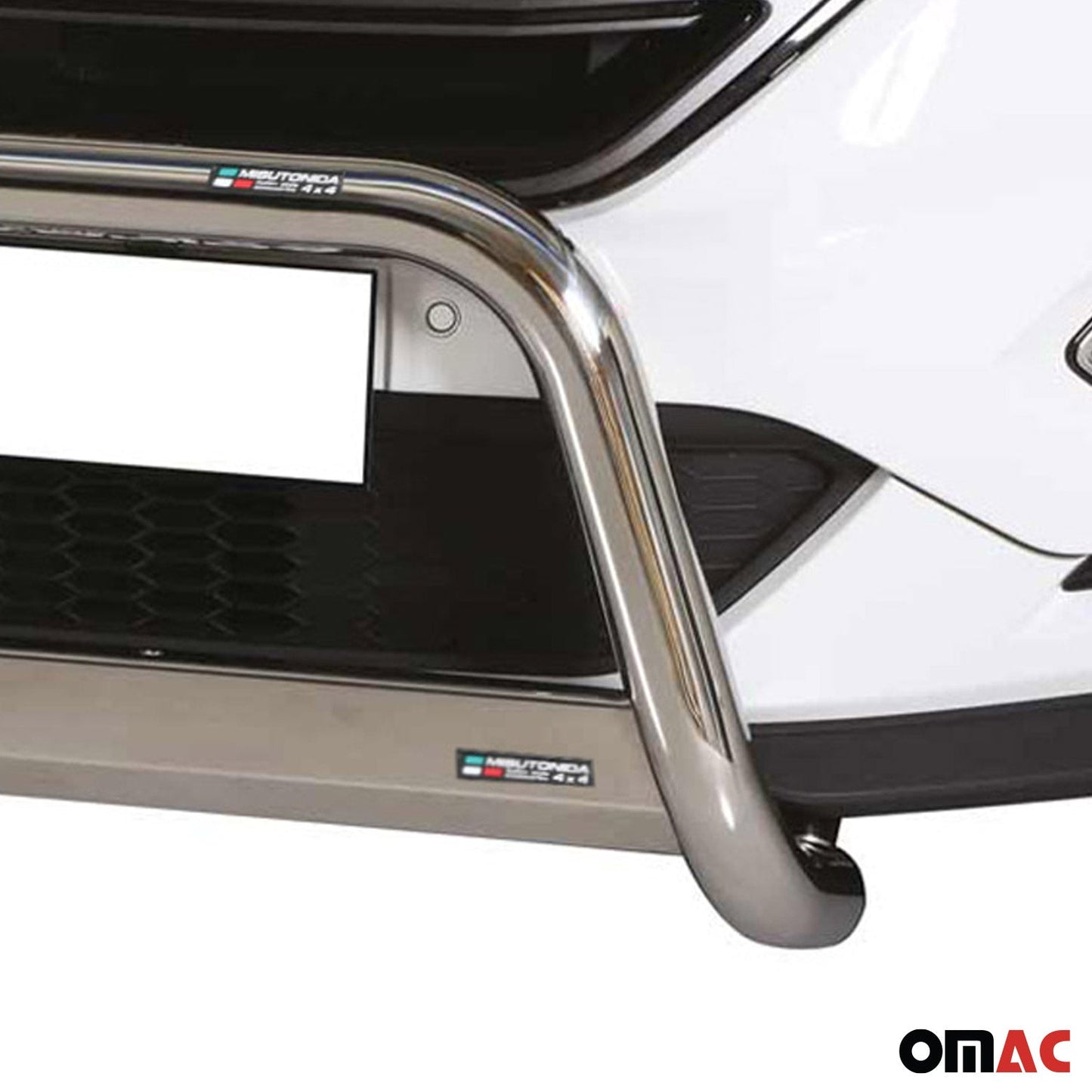 Bară de protecție/buton față pentru Ford Edge 2014-2018, ø63mm, oțel, argintiu, protecție