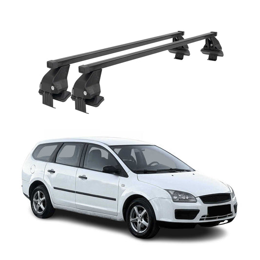 Menabo Portbagaj de plafon pentru Ford Focus Estate 2004-2011 50kg Oțel Negru