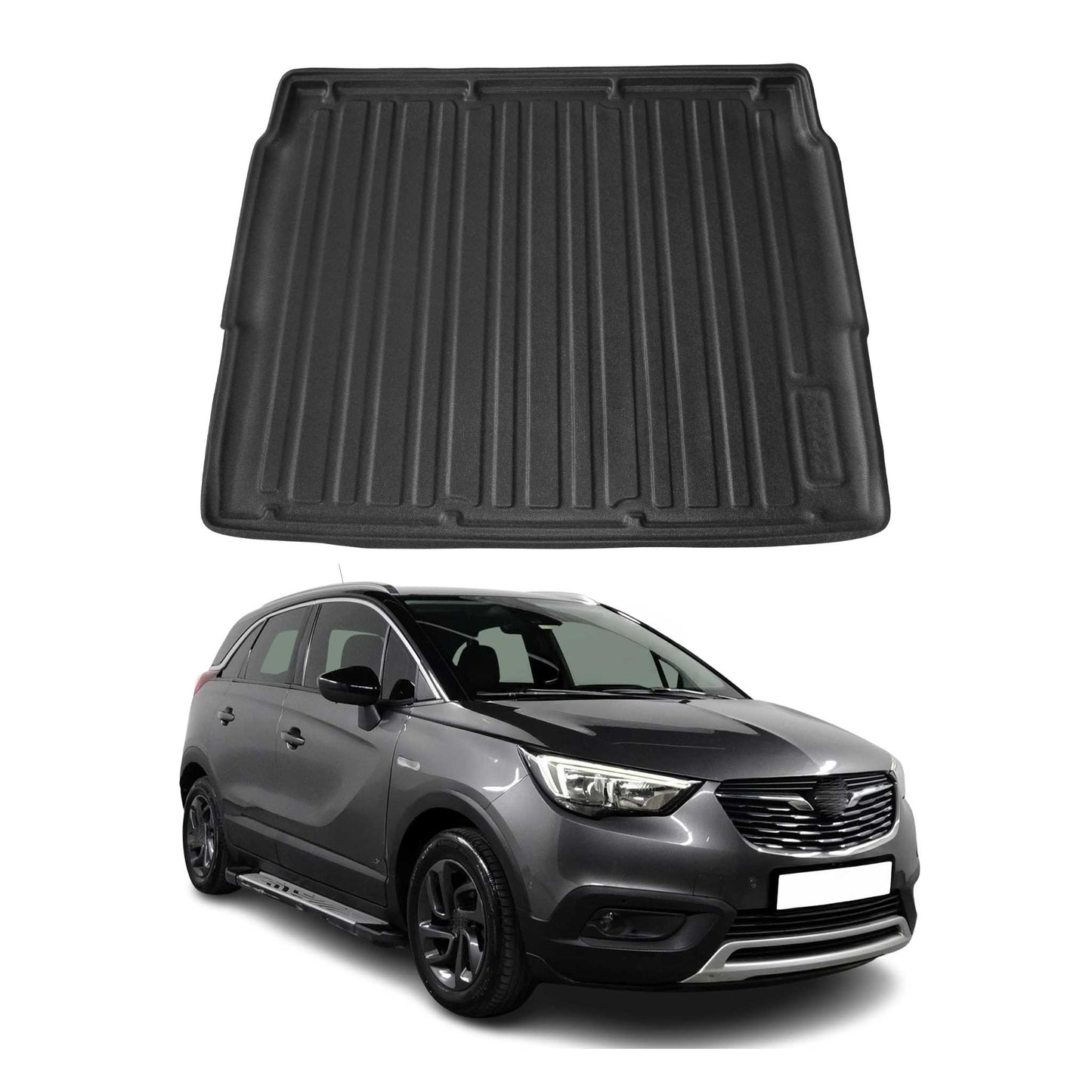 Kofferraumwanne Laderaumwanne für Opel Grandland X 2017-2024 Obere Gummi TPE