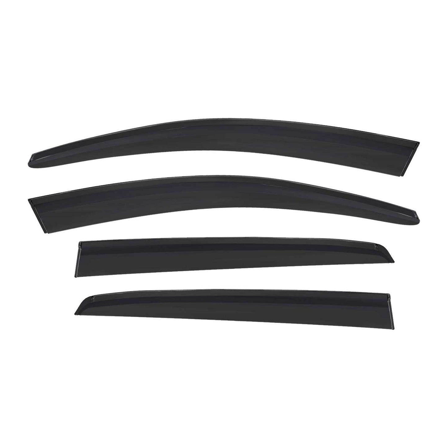 4x Deflectoare de vânt Deflectoare de ploaie pentru VW Golf 7 2013-2019 Acril Închis la culoare