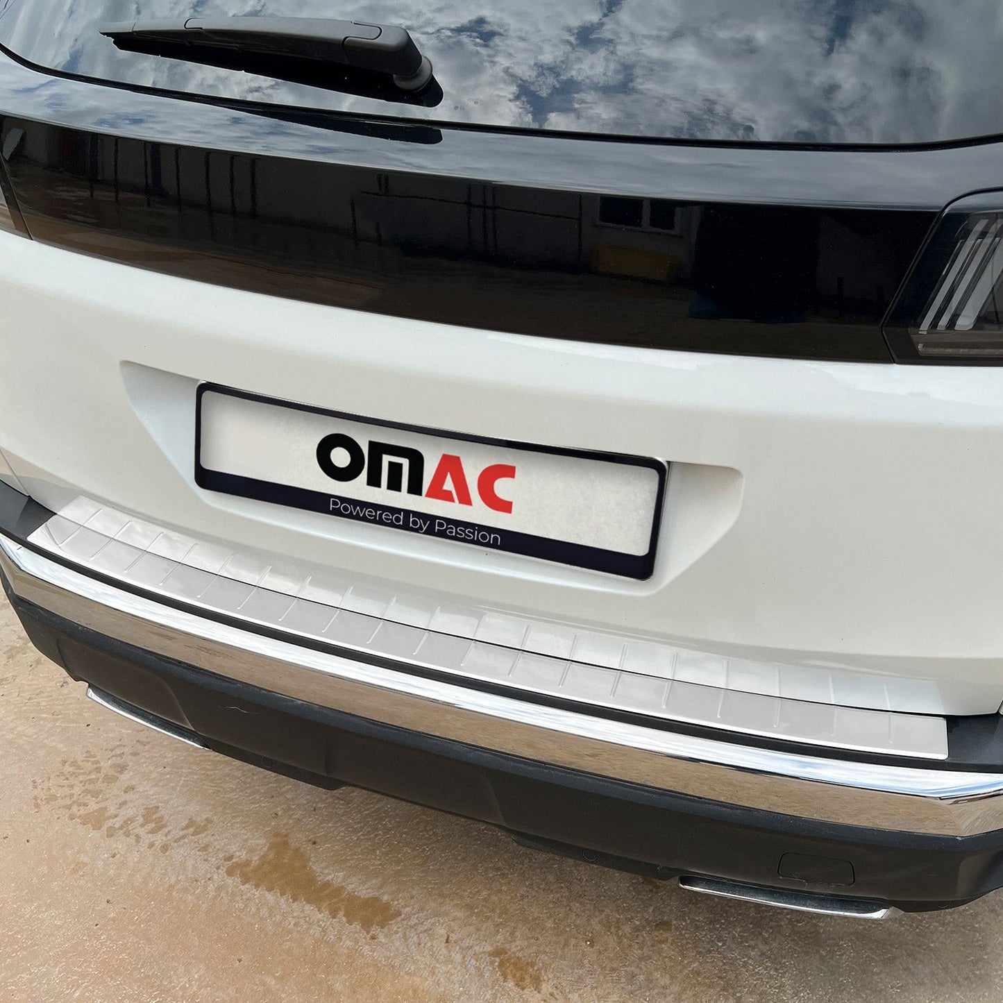 Protecție prag/bară de protecție pentru Peugeot 3008 2016-2025, oțel inoxidabil, argintiu