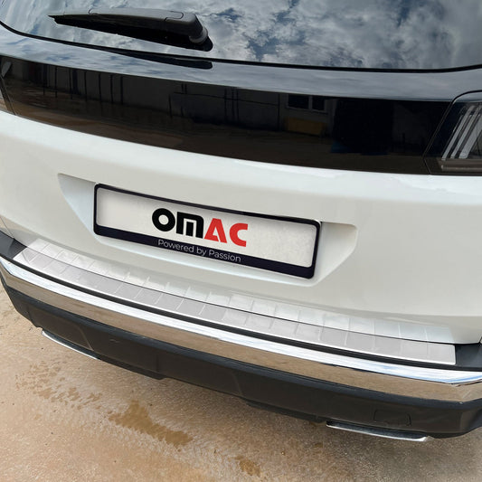 Ladekantenschutz Stoßstangenschutz für Peugeot 3008 2016-2025 Edelstahl Silber