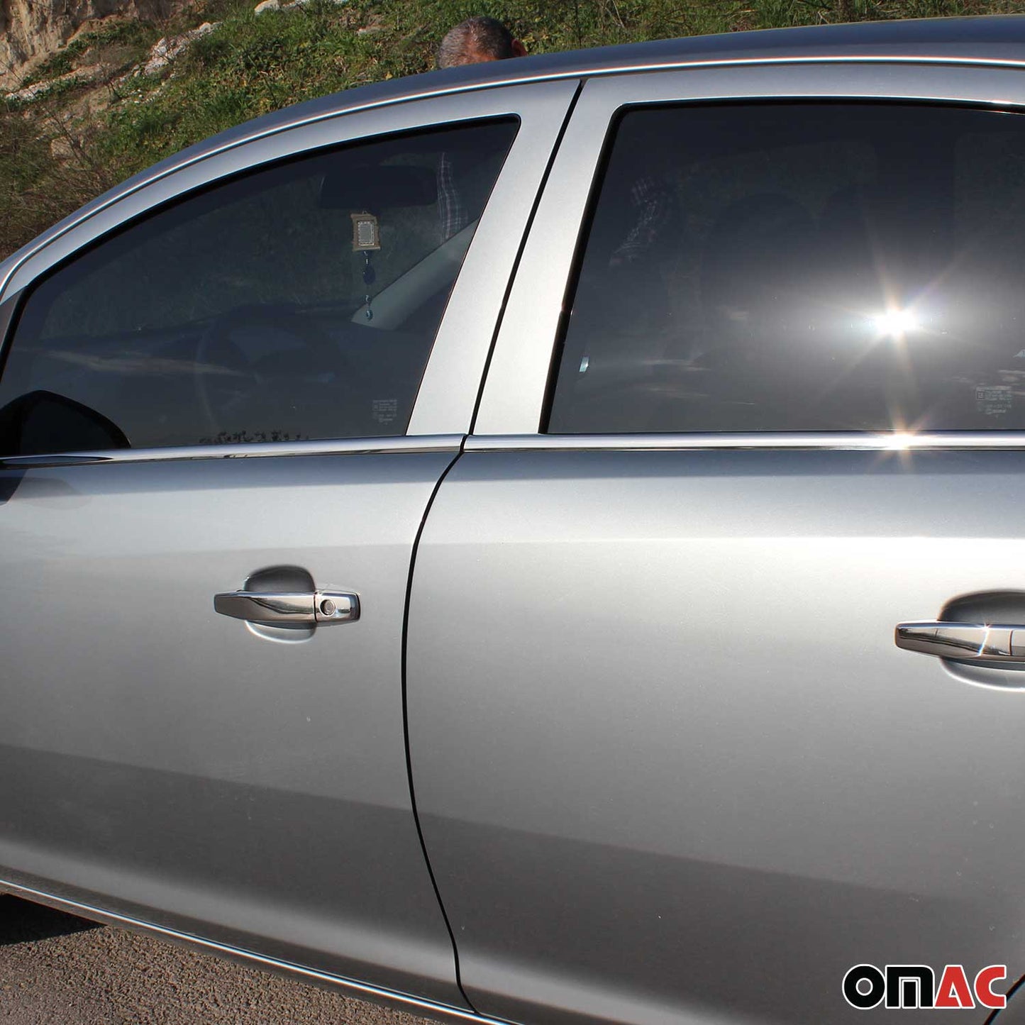 Fensterleisten Zierleisten für Opel Corsa D 2006-2015 Edelstahl Chrom 6tlg