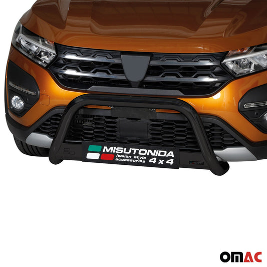 Frontbügel Frontschutzbügel für Dacia Sandero Stepway 2021-2025 ø63 Schwarz
