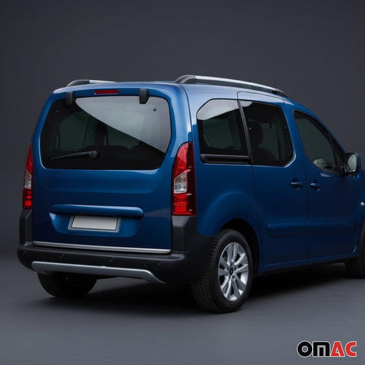 Kofferraumleiste Heckleiste für Peugeot Rifter 2019-2025 Untere Edelstahl Chrom