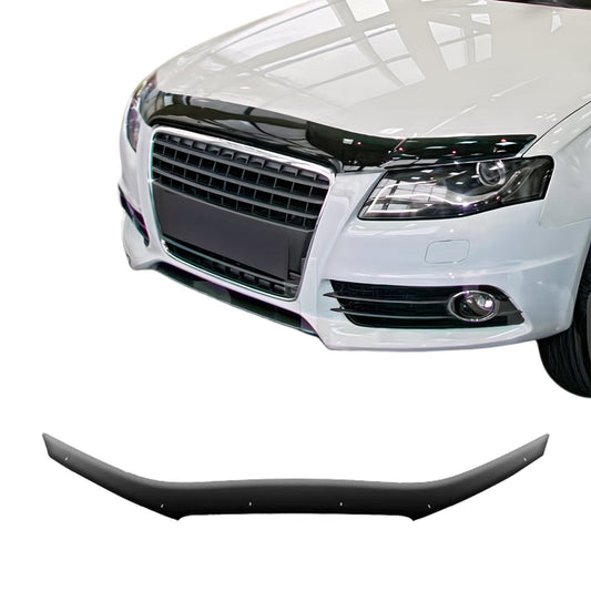 Motorhaube Deflektor Steinschlagschutz für Audi A4 B8 2007-2016 Schwarz Acryl