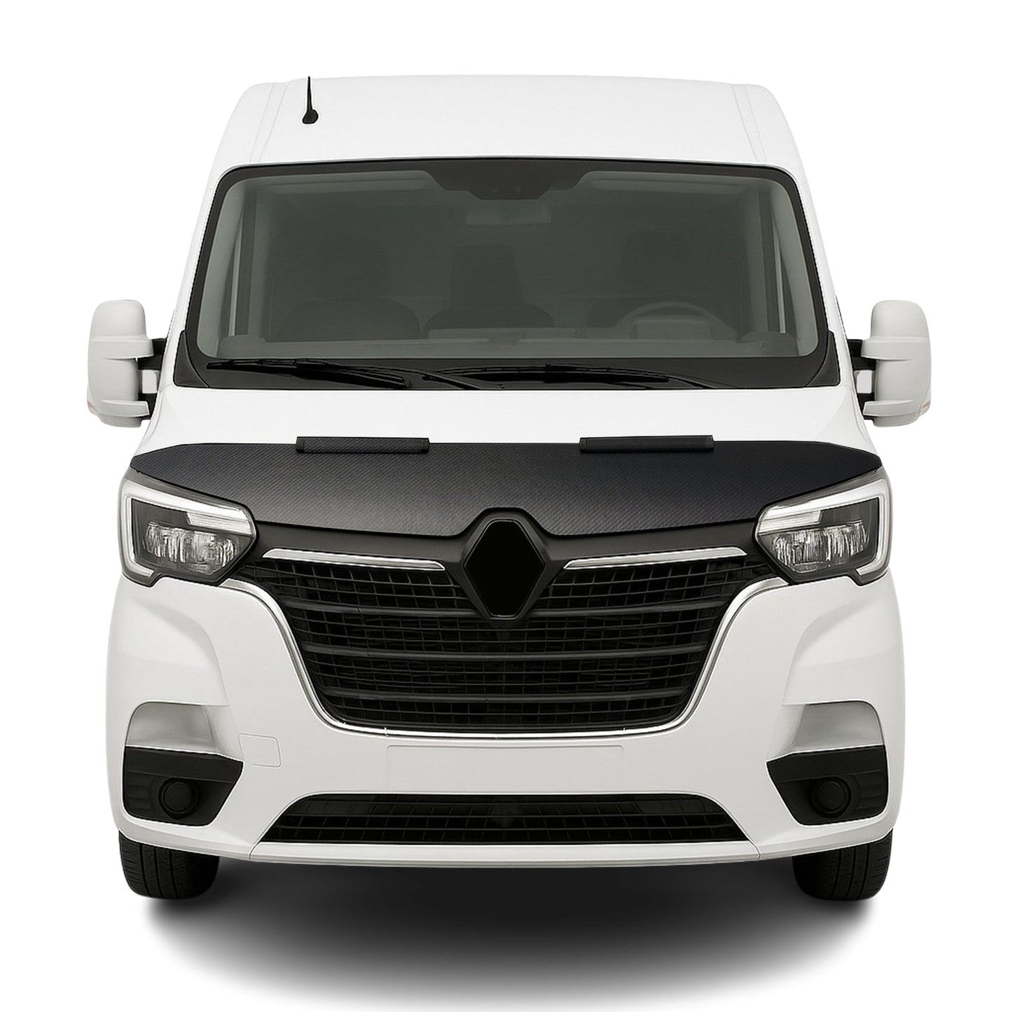 Haubenbra Steinschlagschutz Bonnet Bra für Renault Master 2020-2025 Carbon Halb