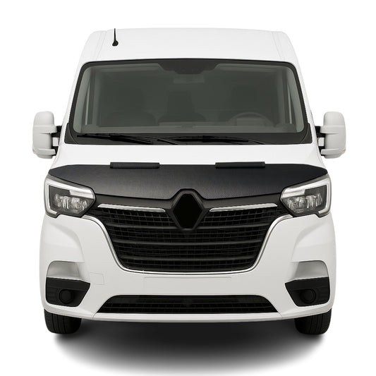 Haubenbra Steinschlagschutz Bonnet Bra für Renault Master 2020-2025 Carbon Halb