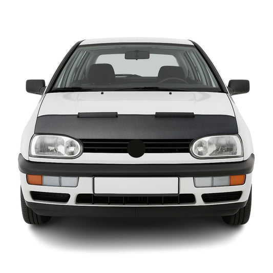 Protecție capotă anti-ciobire pentru VW Golf 1991-1999, aspect carbon, jumătate din caroserie