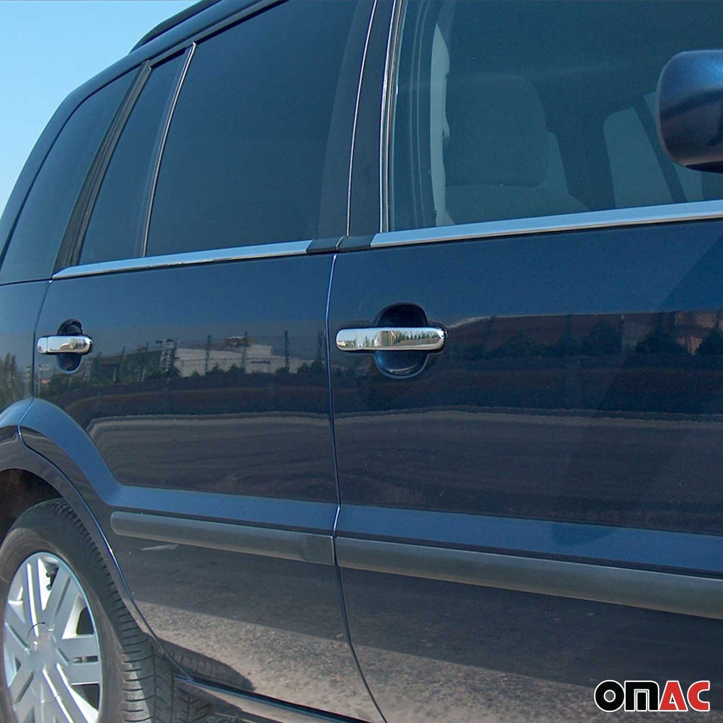 Benzi decorative pentru geamuri Ford Fusion 2002-2012, oțel inoxidabil cromat, 4 buc.