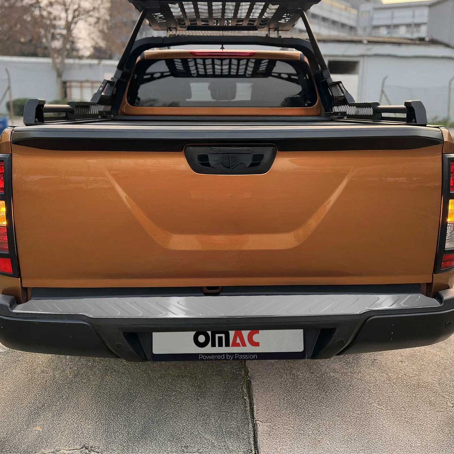 Ladekantenschutz Stoßstangenschutz für Nissan Navara 2016-2025 Chrom Gebürstet