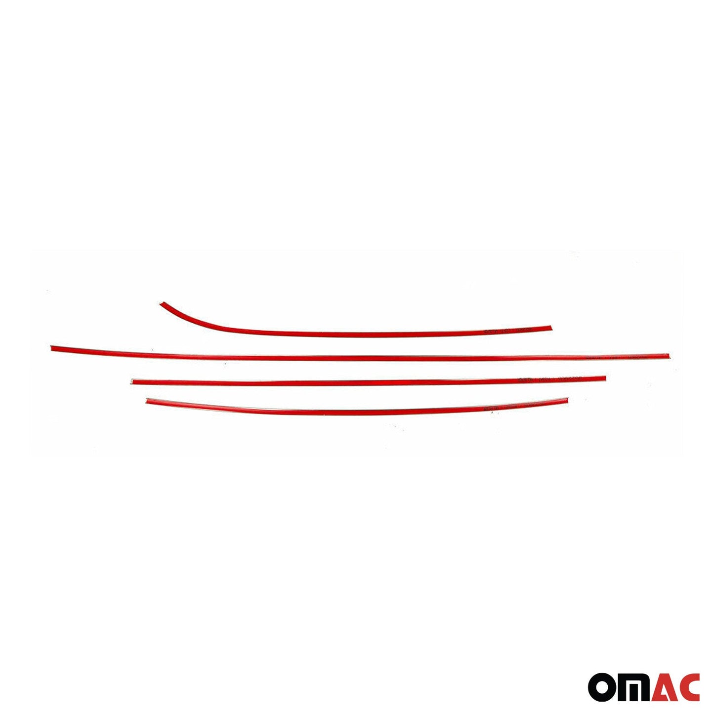 Benzi decorative pentru geamuri pentru Hyundai Veloster 2011-2019, oțel inoxidabil cromat, 4 bucăți