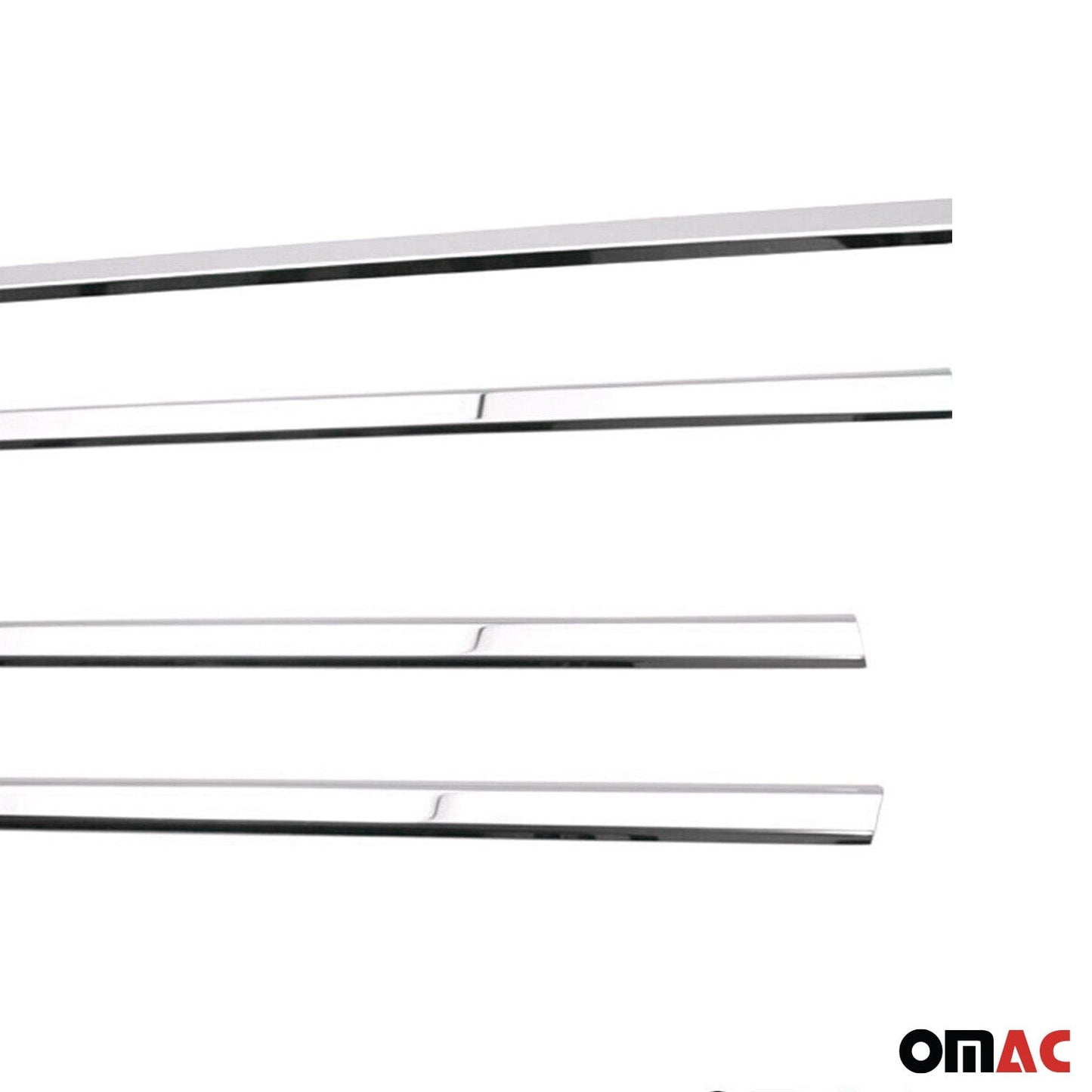 Benzi decorative pentru geamuri Ford Fusion 2002-2012, oțel inoxidabil cromat, 4 buc.