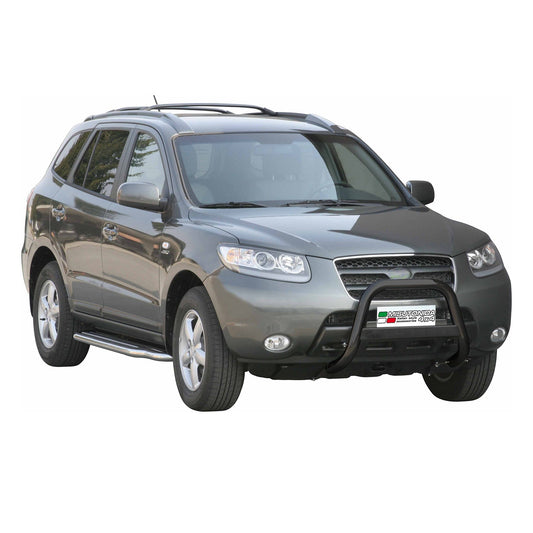 Frontbügel Frontschutzbügel für Hyundai Santa Fe 2006-2009 ø63mm Stahl Schwarz