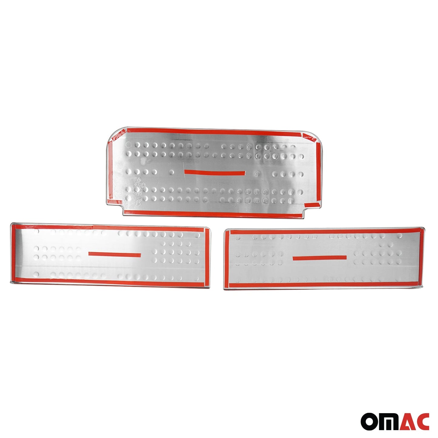 Ornamente prag uși pentru Nissan NV300 2016-2024, oțel inoxidabil, argintiu, set 3 piese