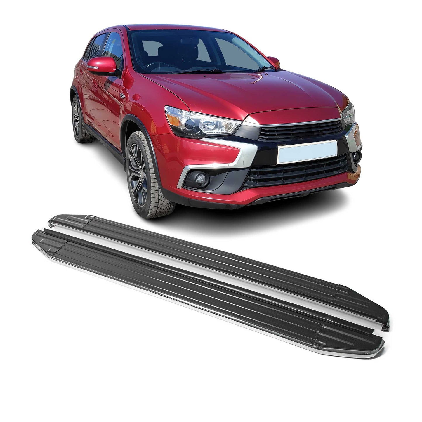 Trittbretter Seitenschweller für Mitsubishi Outlander 2012-2015 ABE Alu