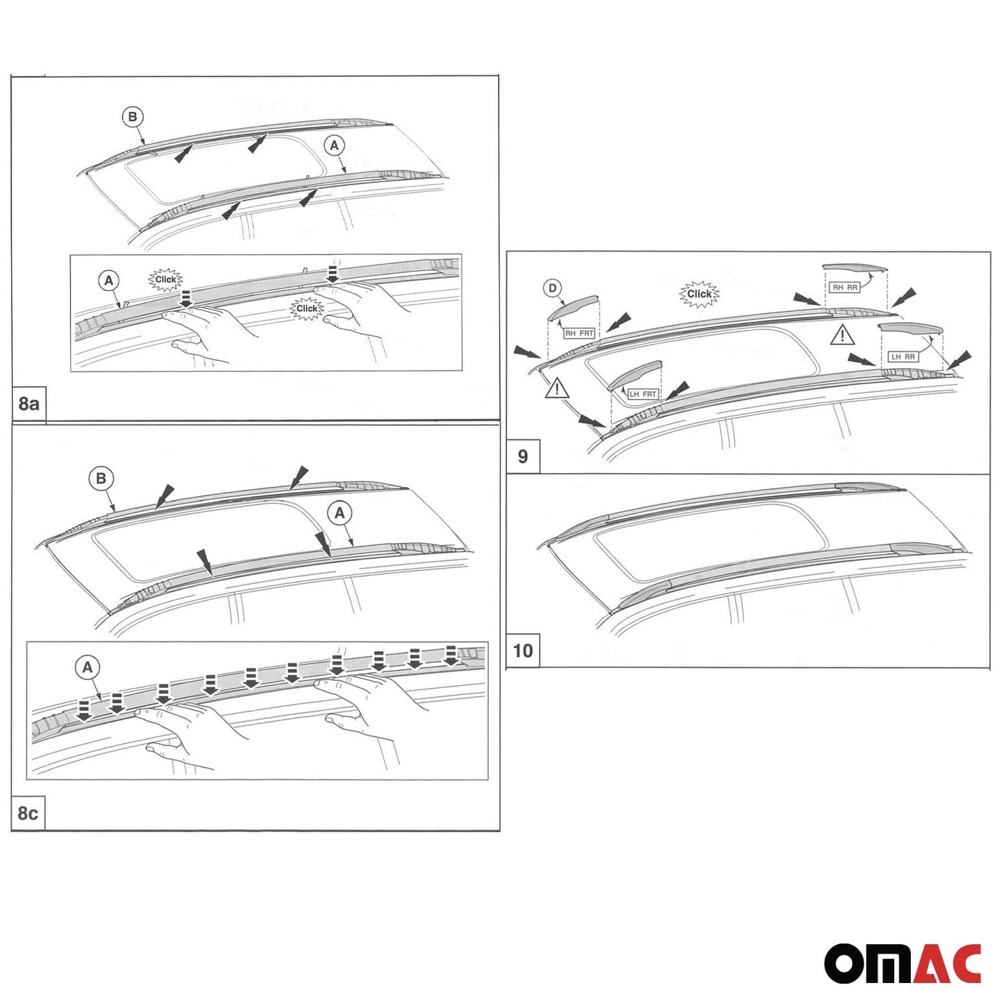 Original Dachreling für Ford Kuga 2013-2019 AMCV4J S550B12 AA57PN Aluminium 2x